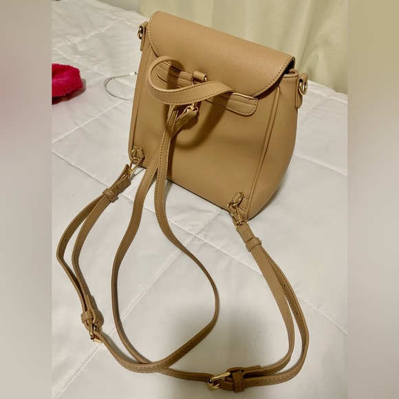 Vegan Leather Convertible Backpack - Picture 7 of 8